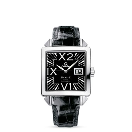 Omega De Ville X2 Co-Axial 35 Big Date Co-Axial Stainless Steel / Black